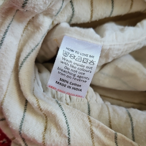 Little Cotton Clothes Charming White and Blue Striped Kids Dress - Picture 4 of 7